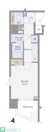 ガラ・ステーション岩本町Northの物件間取画像